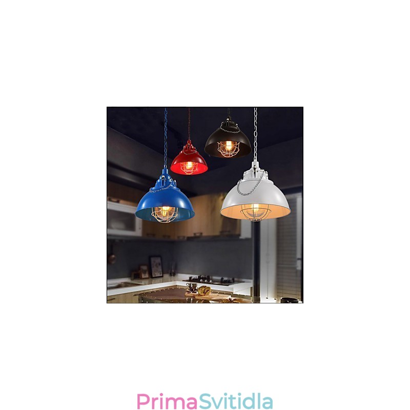 Lampa Metal Iron Single Head Pot lustr