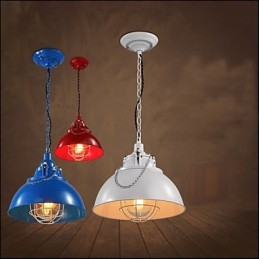 Lampa Metal Iron Single Head Pot lustr