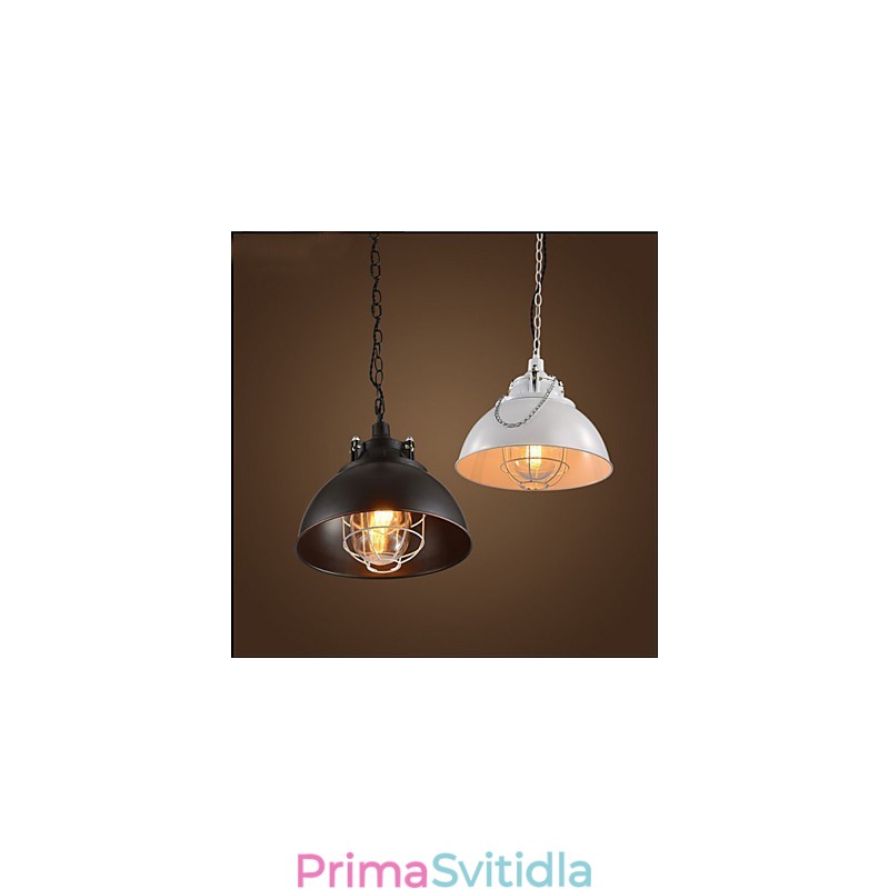 Lampa Metal Iron Single Head Pot lustr