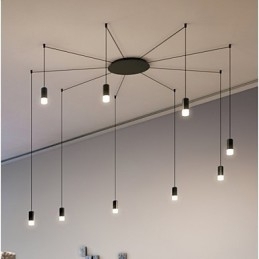 Severní Evropa kreativní smluvní a geometrické linie design závěsné světlo