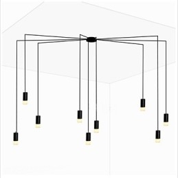 Severní Evropa kreativní smluvní a geometrické linie design závěsné světlo