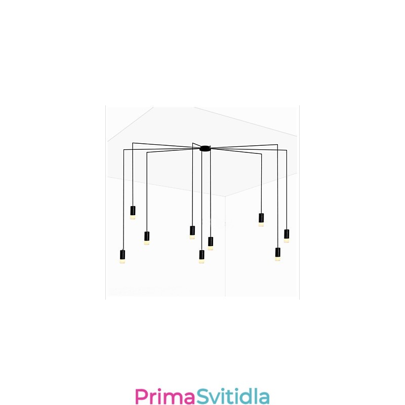 Severní Evropa kreativní smluvní a geometrické linie design závěsné světlo