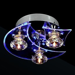 Lustr Modern Crystal Living 3 Lights