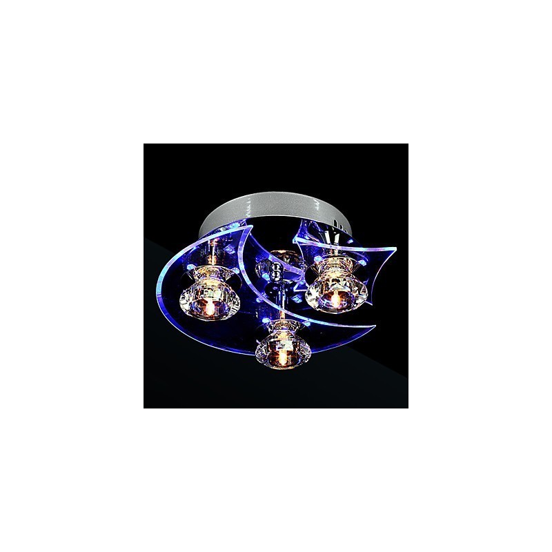 Lustr Modern Crystal Living 3 Lights