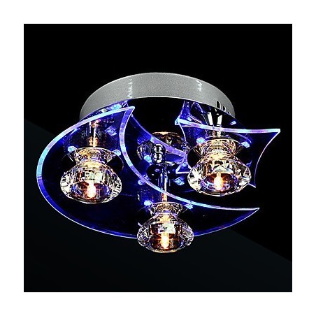 Lustr Modern Crystal Living 3 Lights Lustr Modern Crystal Living 3 Lights