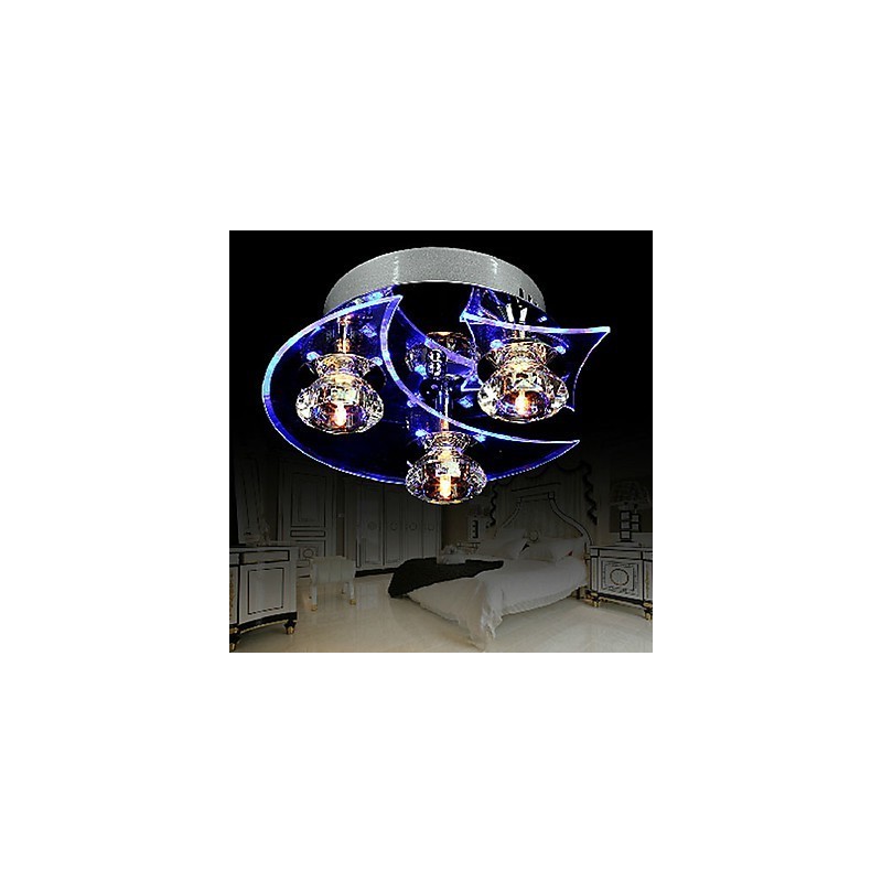 Lustr Modern Crystal Living 3 Lights