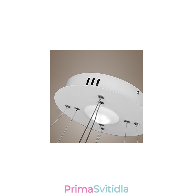Moderní designové závěsné svítidlo 4 vysoce kvalitní akrylové dvojité kroužky