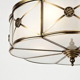 Rodina měděných stropních svítidel moderního současného dekorativního designu