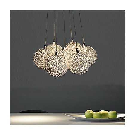 Moderní galvanizované kovové závěsné svítidlo v moderním mini stylu Moderní galvanizované kovové závěsné svítidlo v moderním mini stylu