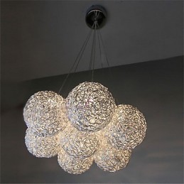 Moderní galvanizované kovové závěsné svítidlo v moderním mini stylu