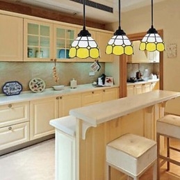 Evropské smluvní Droplight Skleněné Stínidlo Lampy A Lucerny Středomoří