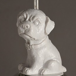 Kreativní malá kapací lampa Droplight Cartoon Dog Taipei Rural Glass Individuality