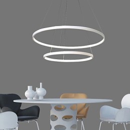 Závěsné světlo moderní design vysoce kvalitní dva prsteny