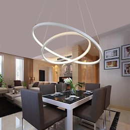 Závěsné světlo moderní design vysoce kvalitní dva prsteny