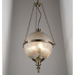 Železný bronz lustr lampy sklo