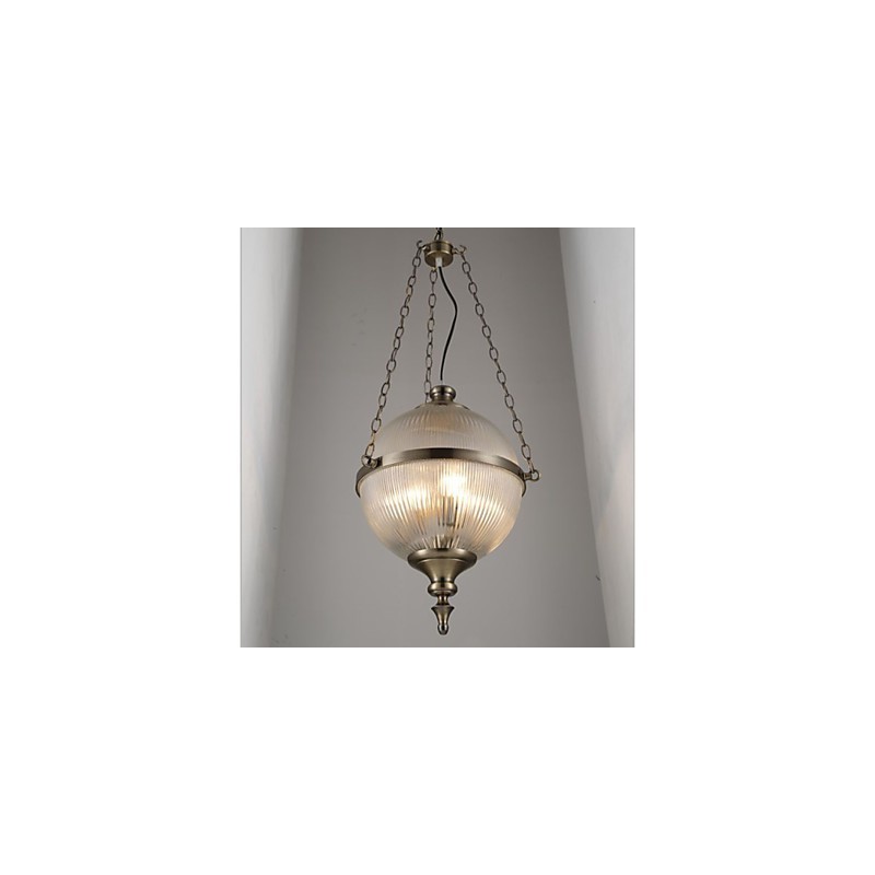 Železný bronz lustr lampy sklo