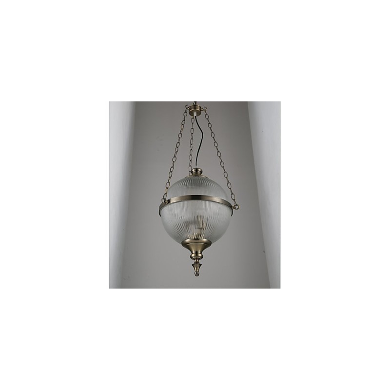 Železný bronz lustr lampy sklo