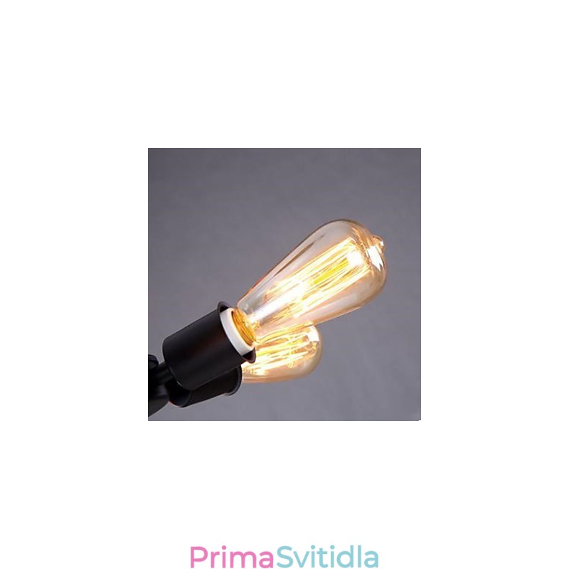 American Country Industrial Wind Six Head Ruské kolo Droplight