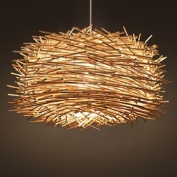 Evropský a americký Denss Rattan Weaving Lustr