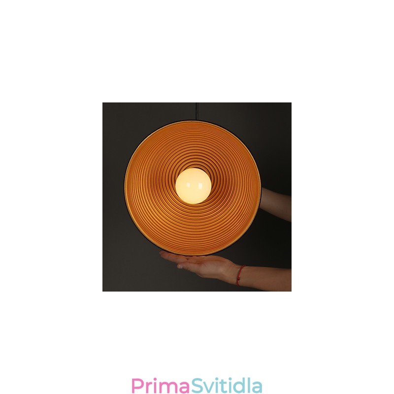 Kreativní lampa kulaté komínové svítidlo kované železné lustry lustr černé a bílé