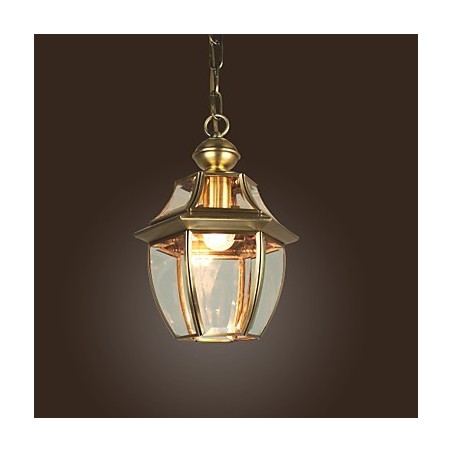 Tradiční klasická lucerna v mini stylu galvanizované závěsné světlo