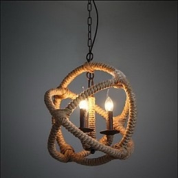 Závěsná svítidla Tradiční klasické rustikální Lodge Vintage Retro Country Metal
