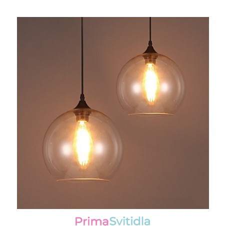 American Creative Nordic Contracted Rural Glass Ball Single Head Droplight Lanp American Creative Nordic Contracted Rural Glass Ball Single Head Droplight Lanp