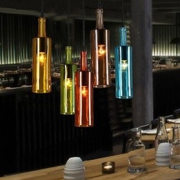 Barva rozptýleného světla obnovující starověké způsoby Závěsné světlo na láhev Droplight