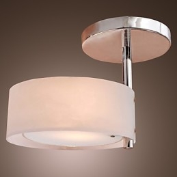 Moderní moderní mini stylový chromový kovový lustr zapuštěná garáž