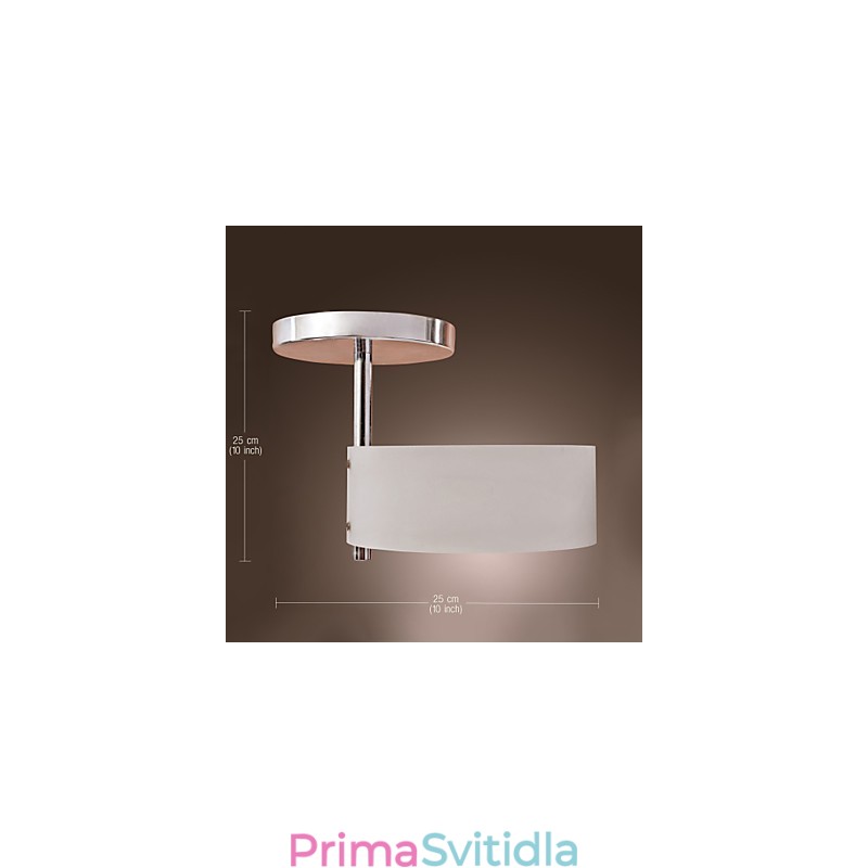 Moderní moderní mini stylový chromový kovový lustr zapuštěná garáž