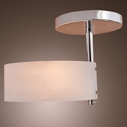 Moderní moderní mini stylový chromový kovový lustr zapuštěná garáž