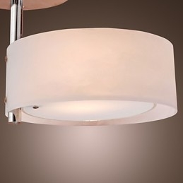 Moderní moderní mini stylový chromový kovový lustr zapuštěná garáž