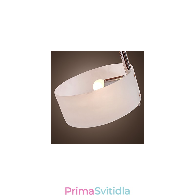 Moderní moderní mini stylový chromový kovový lustr zapuštěná garáž