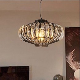 Jednoduchý křišťálový lustr Iron Art Creative