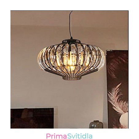 Jednoduchý křišťálový lustr Iron Art Creative Jednoduchý křišťálový lustr Iron Art Creative