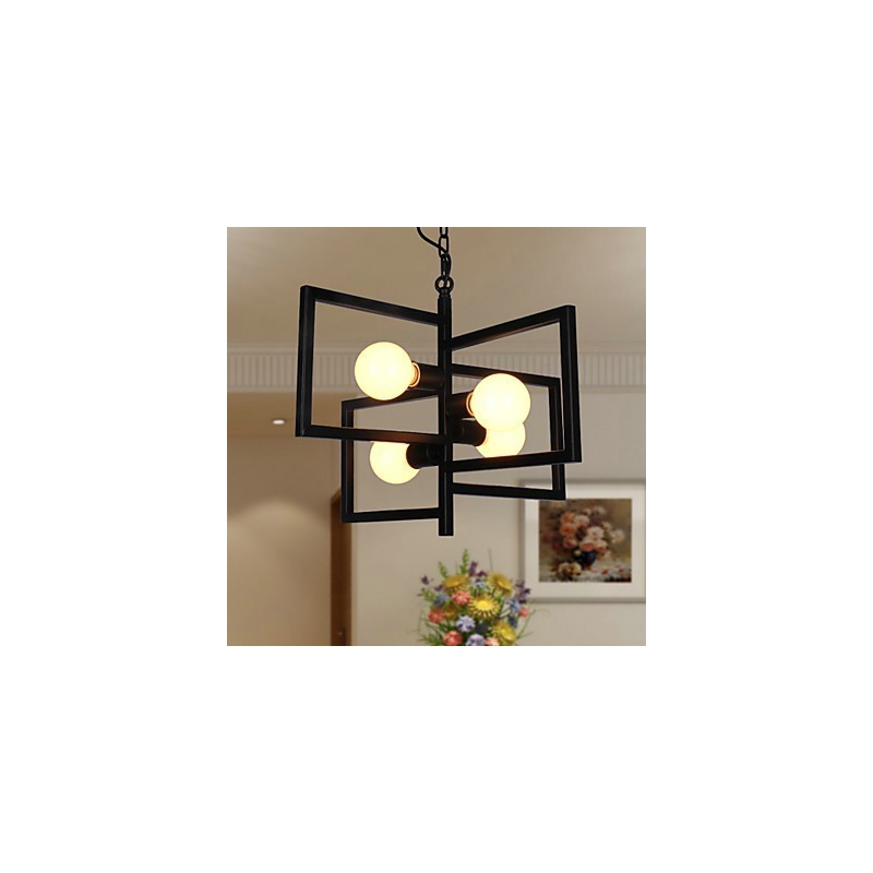 Vintage country malba kovový přívěsek světlo garáž