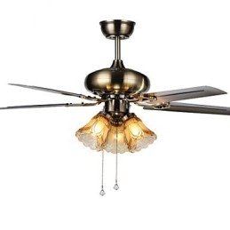 Stropní ventilátory Luxe Eco moderní stropní ventilátor s lehkými 42palcovými lopatkami Povrchová úprava z broušené oceli