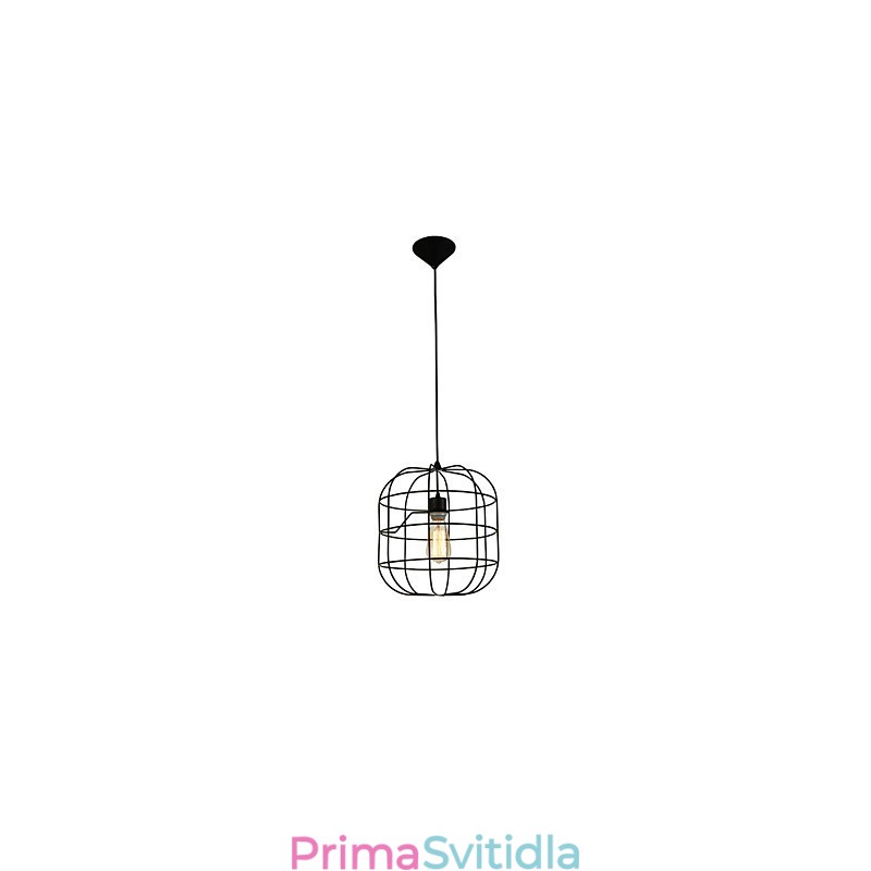Mini umělecká závěsná lampa Birdcage 1 Light Mordern Jednoduchost Povrchová úprava Černá Bílá Kovová uhlíková ocel Droplight