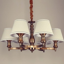 Rustic Lodge Vintage Mini styl galvanicky pokovený kovový lustr