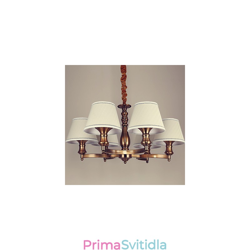 Rustic Lodge Vintage Mini styl galvanicky pokovený kovový lustr