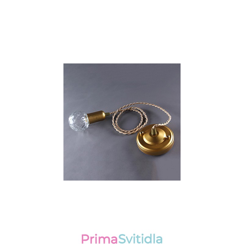 Moderní moderní vintage mini styl zlaté kovové závěsné svítidlo