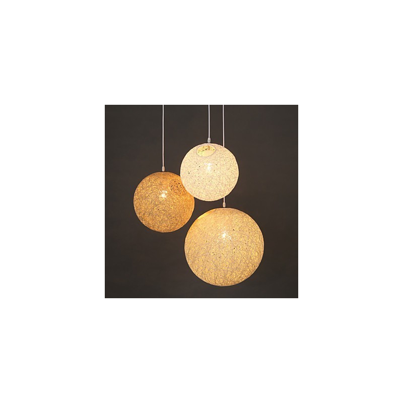 Současná a smluvní kulovitá lampa Cany Art lampa Konopná kuličková závěsná lampa