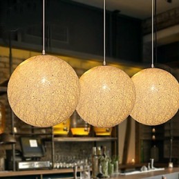 Současná a smluvní kulovitá lampa Cany Art lampa Konopná kuličková závěsná lampa