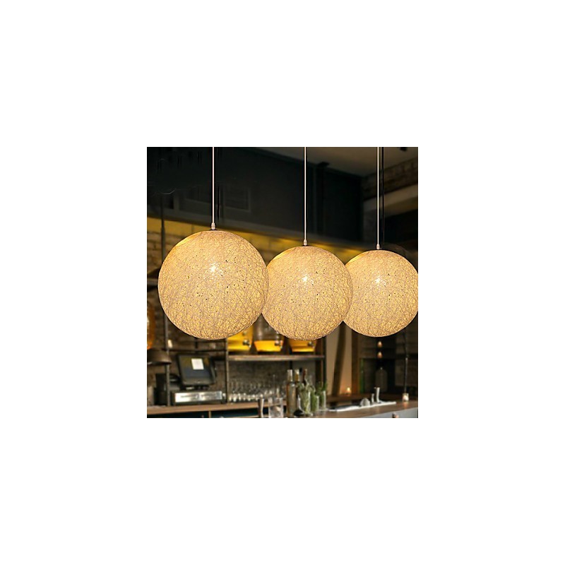 Současná a smluvní kulovitá lampa Cany Art lampa Konopná kuličková závěsná lampa