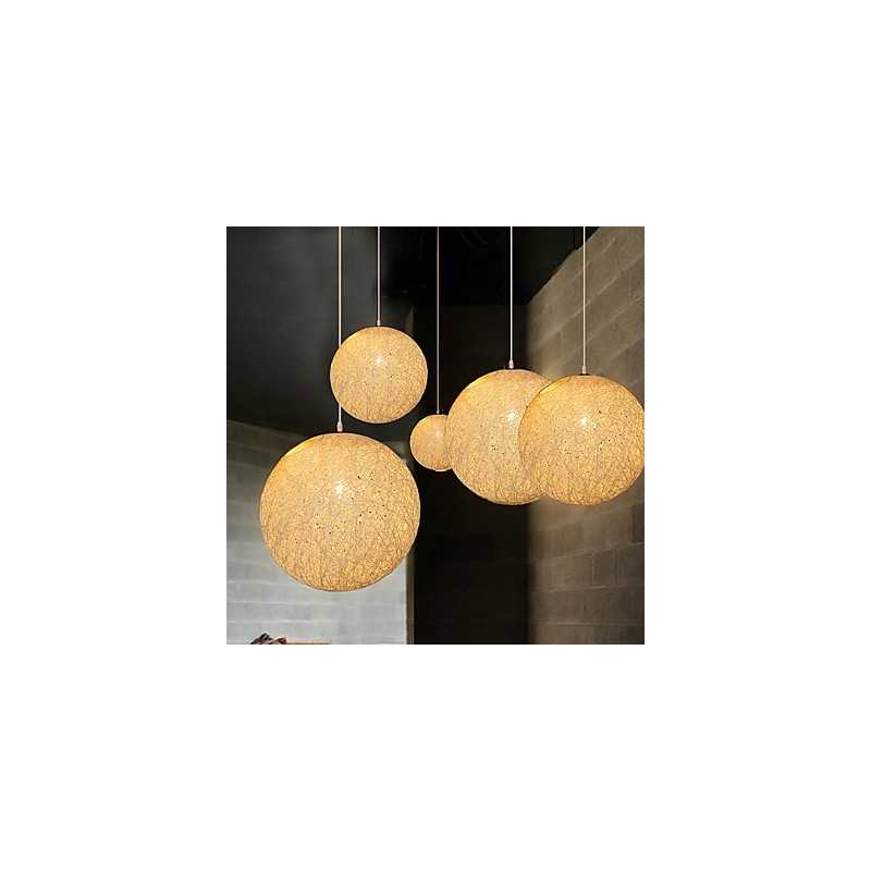Současná a smluvní kulovitá lampa Cany Art lampa Konopná kuličková závěsná lampa