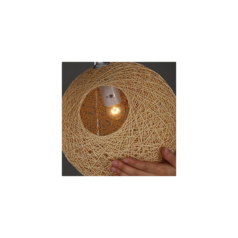 Současná a smluvní kulovitá lampa Cany Art lampa Konopná kuličková závěsná lampa