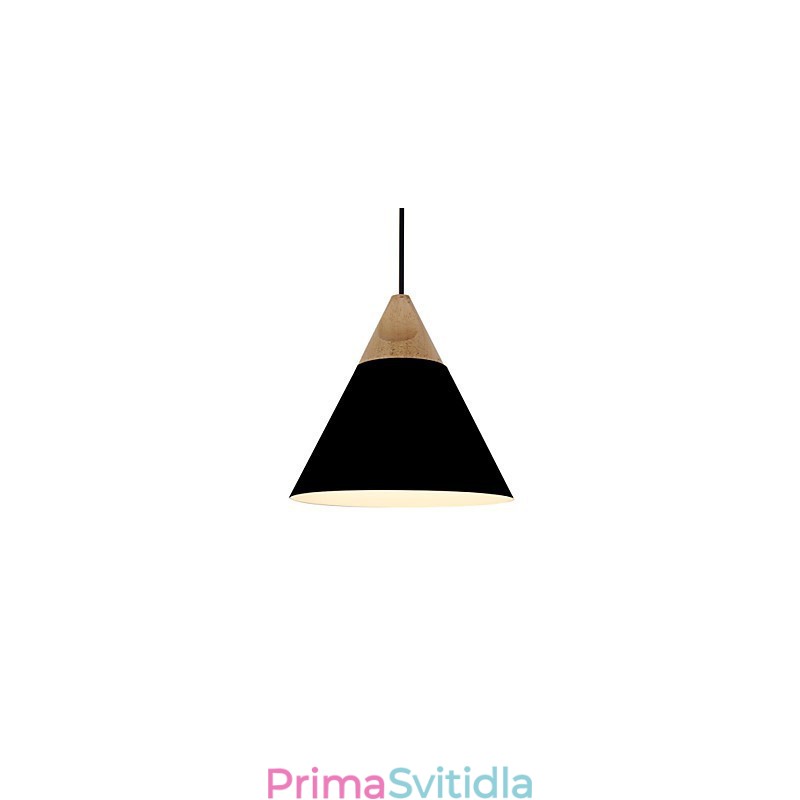 Mini umělecká kuželová závěsná lampa 1 Světlá Mordern Jednoduchost Povrchová úprava Černá Bílá Žlutá Hliník & Dřevěná Droplight
