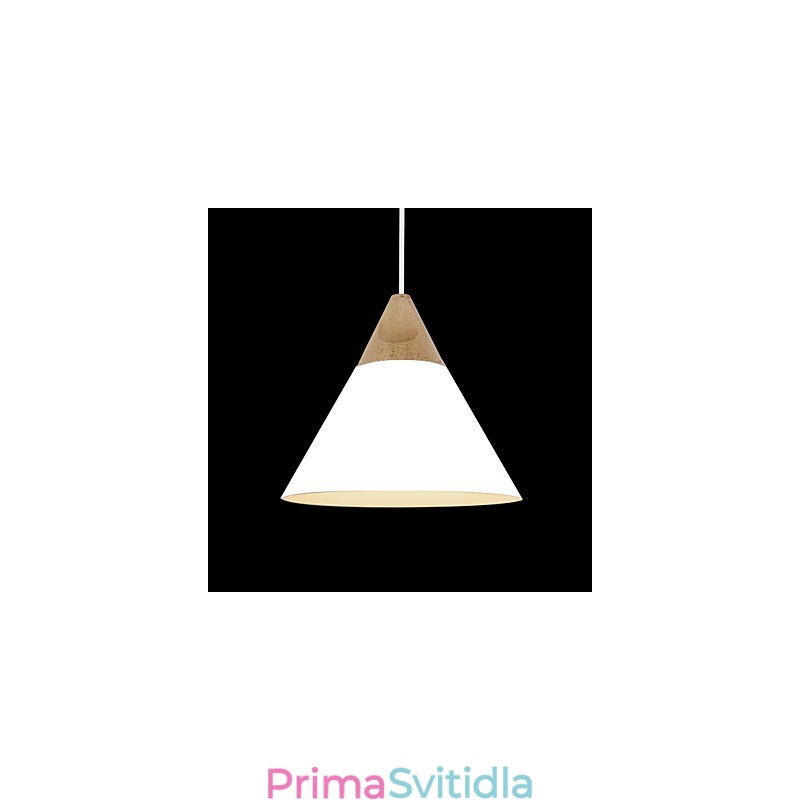 Mini umělecká kuželová závěsná lampa 1 Světlá Mordern Jednoduchost Povrchová úprava Černá Bílá Žlutá Hliník & Dřevěná Droplight