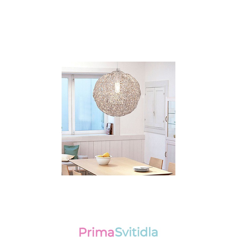 Moderní moderní závěsné svítidlo Globe Mini Style Chrome