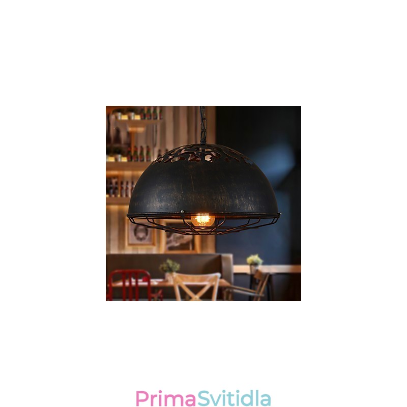 Retro klasická kovová stropní svítidla Jednoduché závěsné svítidlo Cafe závěsné svítidlo